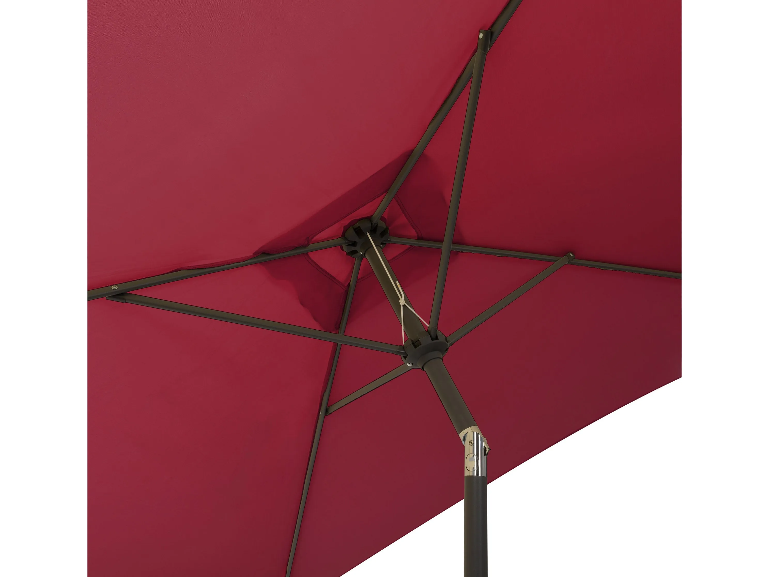 9ft Square Wine Red Patio Umbrella