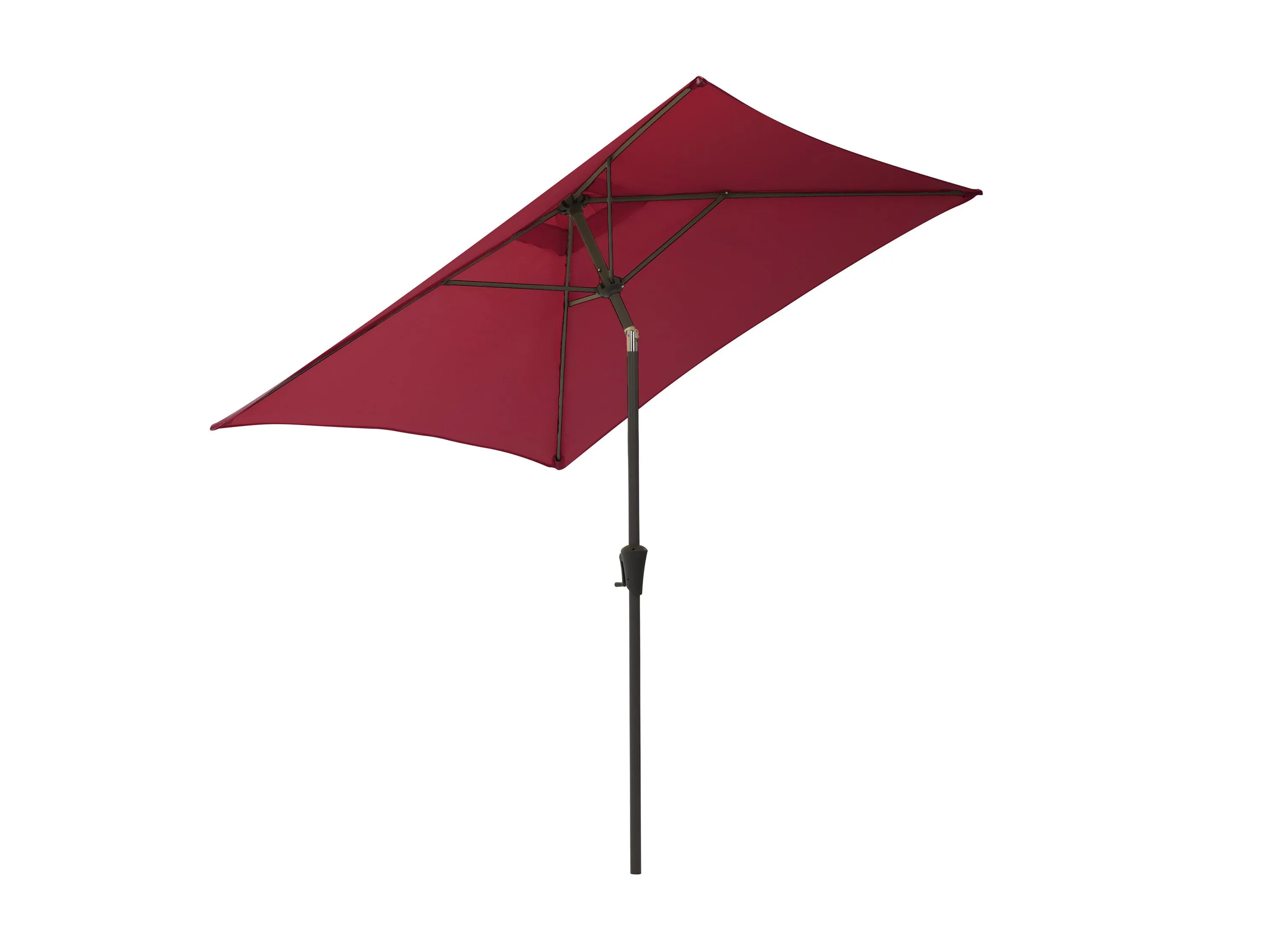 9ft Square Wine Red Patio Umbrella