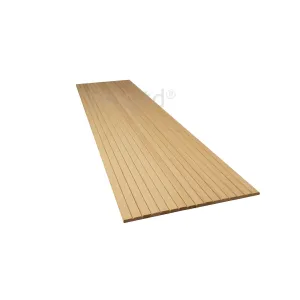 bingltd - 48" Long x 12" Wide , with  1" Bevel Slat Tambour Thin Walnut Unfinished - 1 PC (WP-8203-WN-UNF)