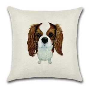 Blenheim King Charles Cavalier Throw Cushion