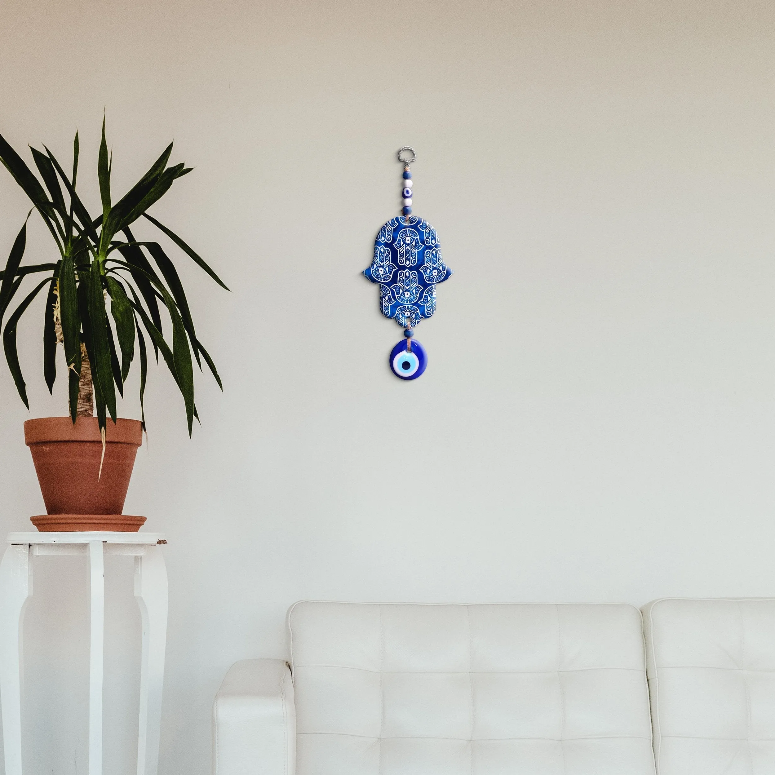 Blue Beautiful Hamsa Wall Hanging for Your Home