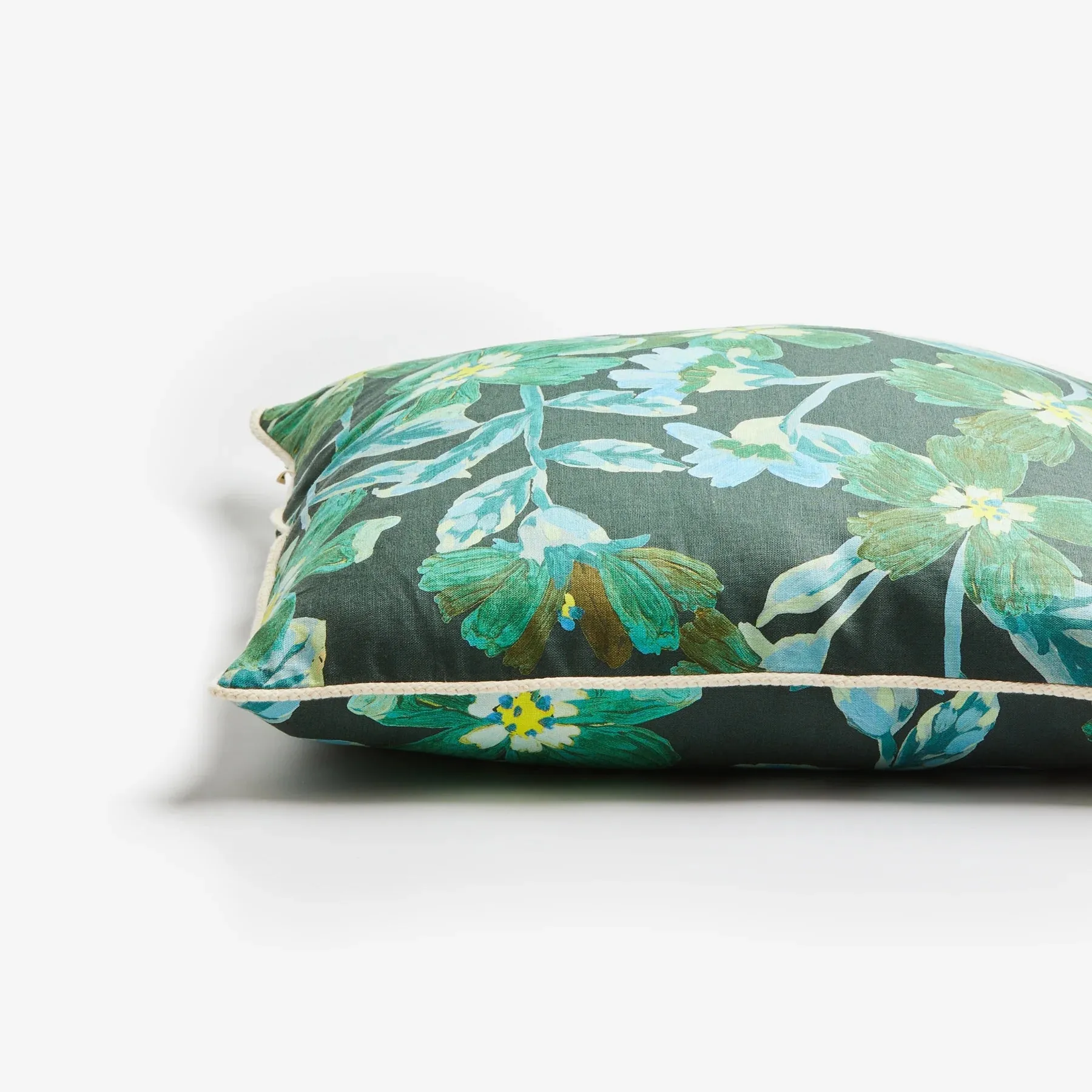 Bonnie & Neil Cosmos Green Cushion