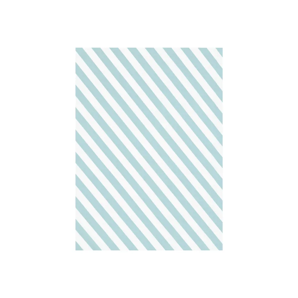 Castle Cloud Stripe Cot Fitted Sheet