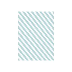 Castle Cloud Stripe Cot Fitted Sheet