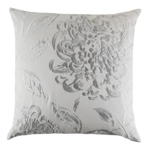 Glory Silver Decorative Pillow by Ann Gish