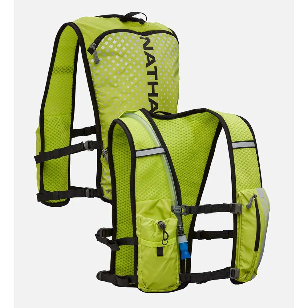 HyperNight QuickStart 2.0 4L Hydration Pack - Hi Vis Yellow/Geo Print