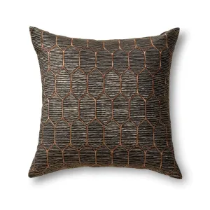 Inro Charcoal Decorative Pillows | The Met x Ann Gish