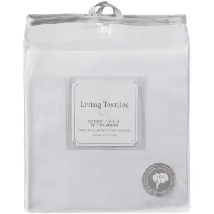 Living Textiles Cot Fitted Sheet Poplin