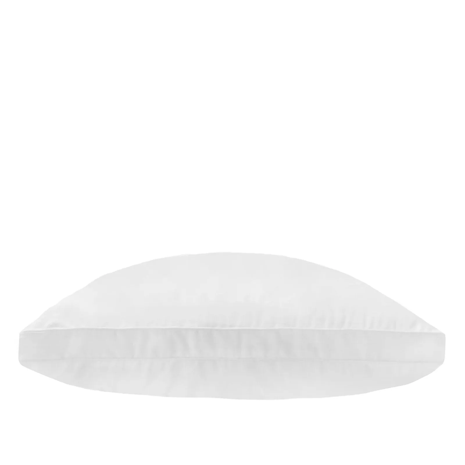 Royal Comfort Luxury Bamboo Blend Gusset Pillow Single Pack 4cm Gusset Support 50 x 75cm White