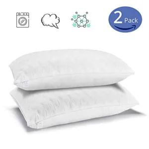 Set-2 Premium Soft Down Alternative Pillow for Side and Back Sleeper Hypoallergenic