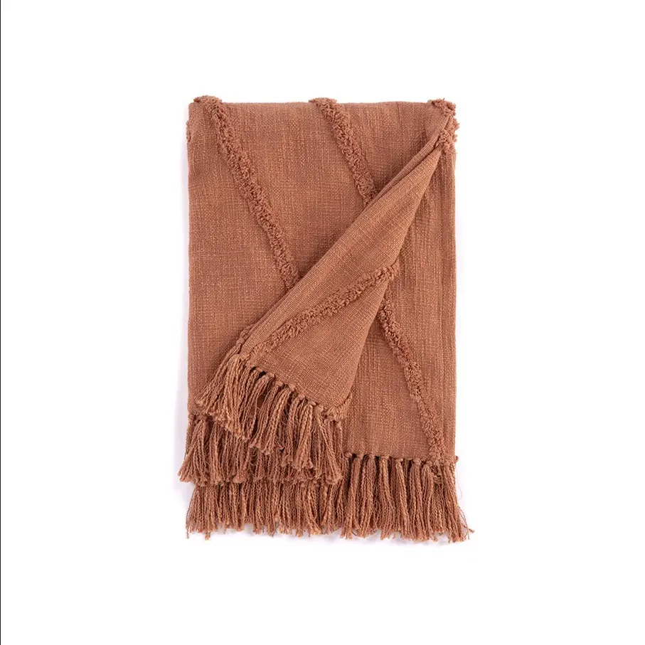 Cozy Shiraleah Haven Tufted Throw Blanket - Soft, Stylish Home Décor Accent