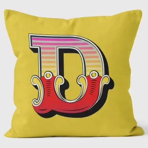 Showtime! - Font Alphabet Letter D